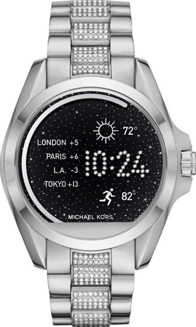 michael kors bradshaw smartwatch silber|Michael Kors access smartwatch bradshaw.